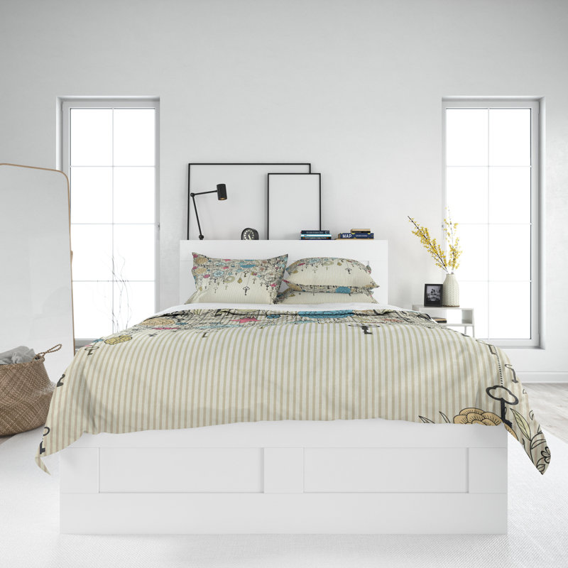 Abstract Duvet Cover, King Duvet Cover + 2 King Pillowcases