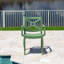 Chaise de salle à manger d'extérieur empilable-660053316