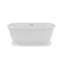 Baignoire autoportante en acrylique Ascend L 59 po x l 31-1 / 2 po x H 23-5 / 8 po Ascend-101073563
