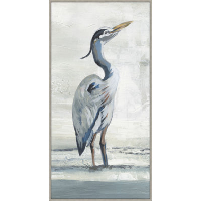 Beachside Heron 1 Painting