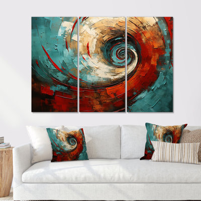 Corneilus - Ensemble d'art mural spirales abstraites