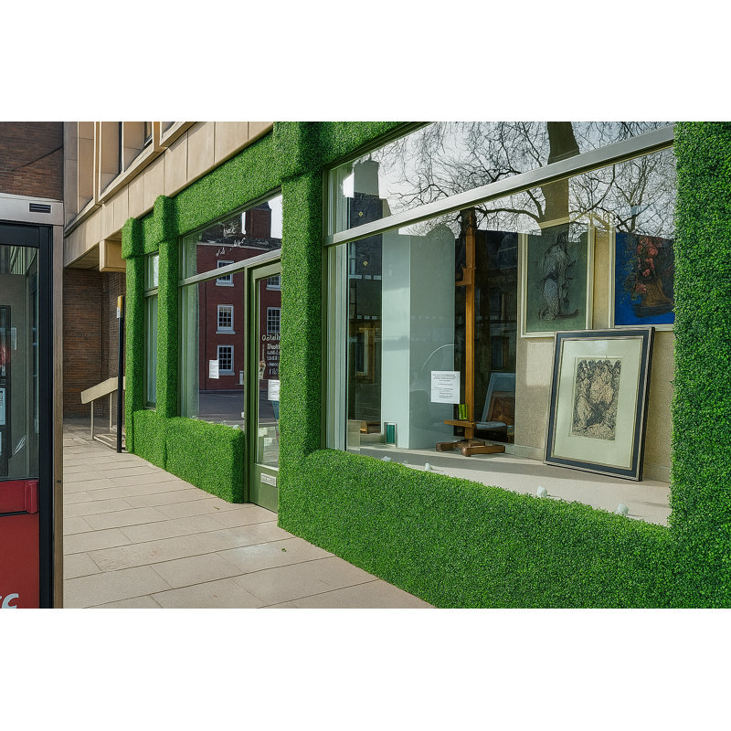 Rouleau de 160 po x 60 po en faux buis artificiel intérieur / extérieur, Vert