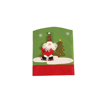 Christmas Decorations Christmas Decor Chair Covers Dining Seat Cover Santa Claus Home Party Decor