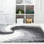 Tapis abstrait en polypropylène tissé à la machine Mattis gris / blanc-1435353788