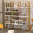 Jasmine-Rose 71" Bookshelf 5 Tiers Geometric Bookcase Display Shelf-1648676094-1648676065