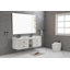 Base de meuble-lavabo mural moderne Ardyn avec tiroirs à fermeture en douceur et tablettes ouvertes (lavabo non inclus)-124006403-124006400