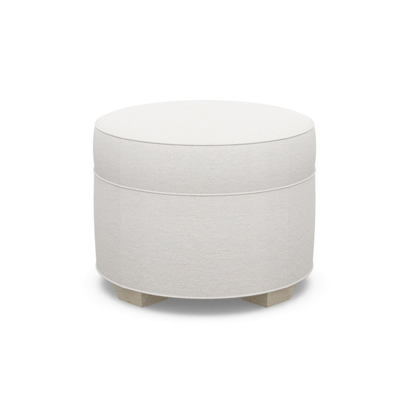 Ottoman Shop Round Ottoman, Sandstone, 7245-70, Polypropylene/Olefin
