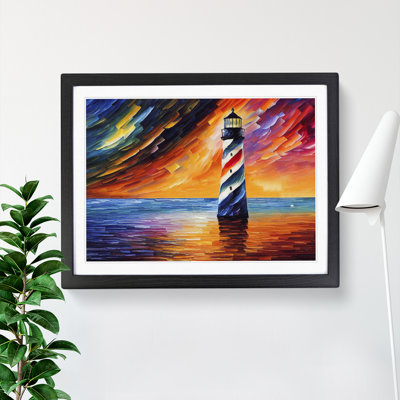 Colourful Lighthouse Vol.1 - Single Picture Frame Painting