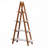 Solid Bamboo Wood Oxford "A" Frame Ladder Display Bookshelf