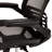Mid-Back Mesh Executive Office Chair with Flip-Up Arms-2075342159