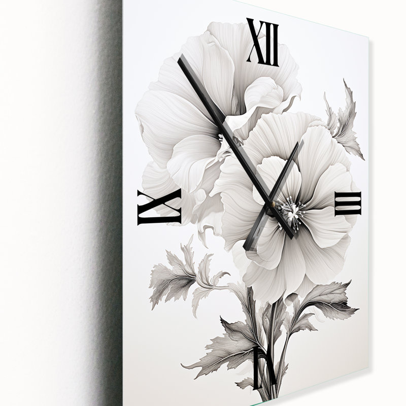 Horloge murale Eiley - Hibiscus, Grand