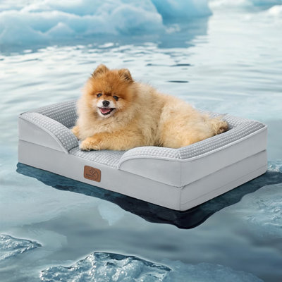 Bedsure Cozy Orthopedic Dog Bed, Waterproof Washable Sofa Bed with Removable Cover, Non-Slip Base for Large Dogs