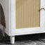 Enceinte de litière pour chat 32 "x 16" blanche avec bloc-notes