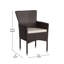 Chaises et coussins de patio intérieur / extérieur en acier avec cadre en osier-924029154-924029157