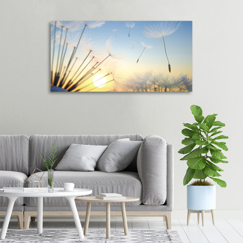 Dandelion Seeds - Wrapped Canvas Print