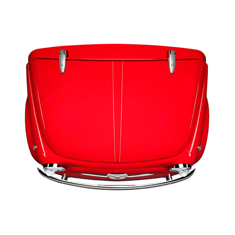 50" Smeg Fiat Beverage Cooler, Red