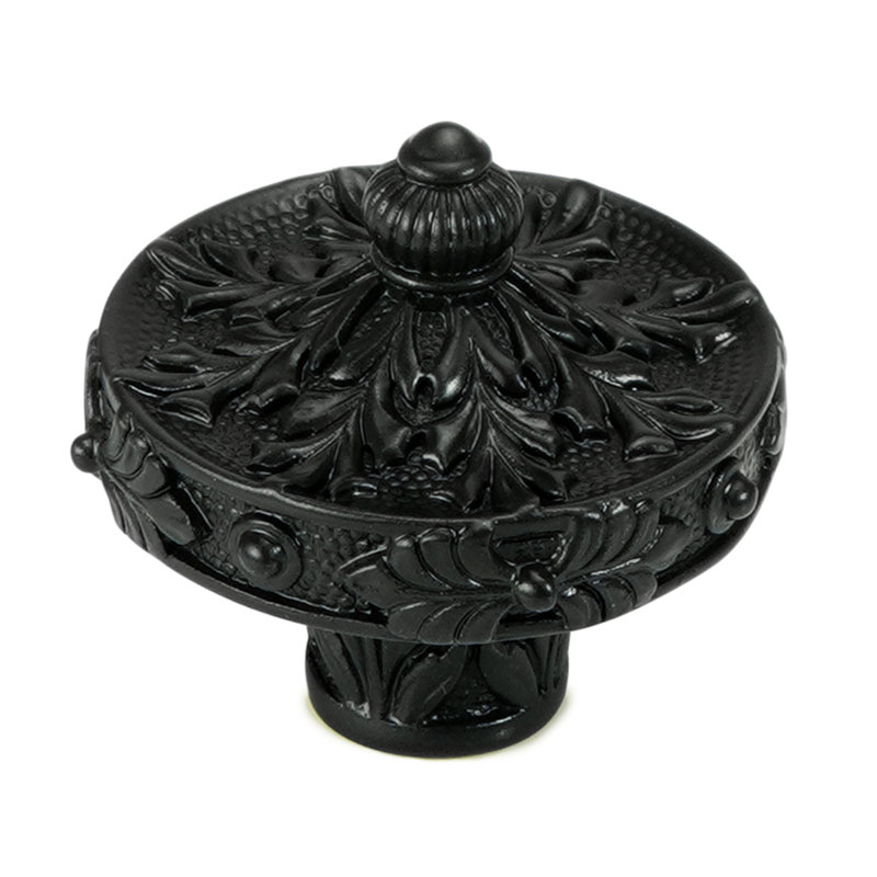 NANTUCKET KNOB, BLACK, 1.375, 1.375