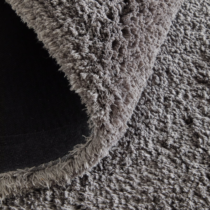 Tapis moderne uni Tula, Gris, Rectangle 10 pi x 14 pi
