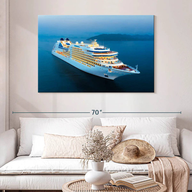 Cruise Ship, 32" H x 48" W