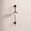 Allegra Single Light Glass Dimmable Swing Arm Sconce