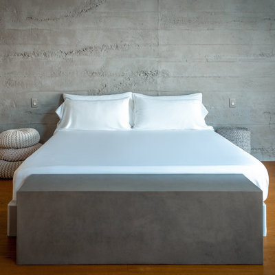 Ensemble de draps et d'édredons en soie Vegan Eucalyptus 