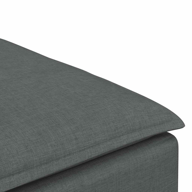 Module de canapé modulaire avec coussins gris foncé 39,4 po