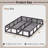 7 Inch Box Spring, Sturdy Steel Support Mattress Foundation, Easy Assembly, Noise Free-1955264434