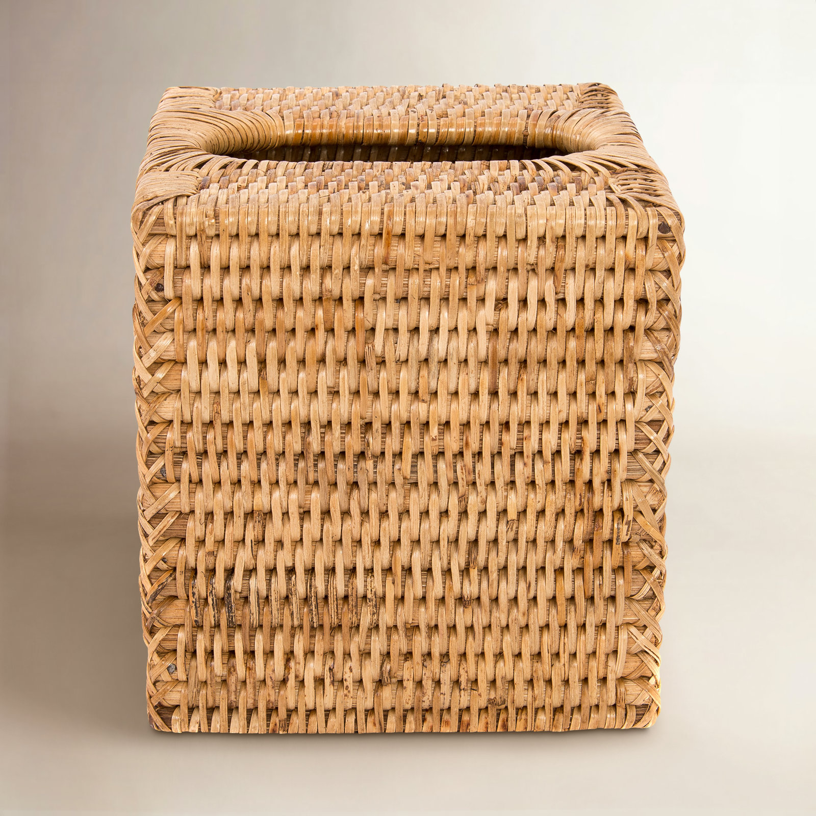 Bathroom Storage Container, Honey Brown