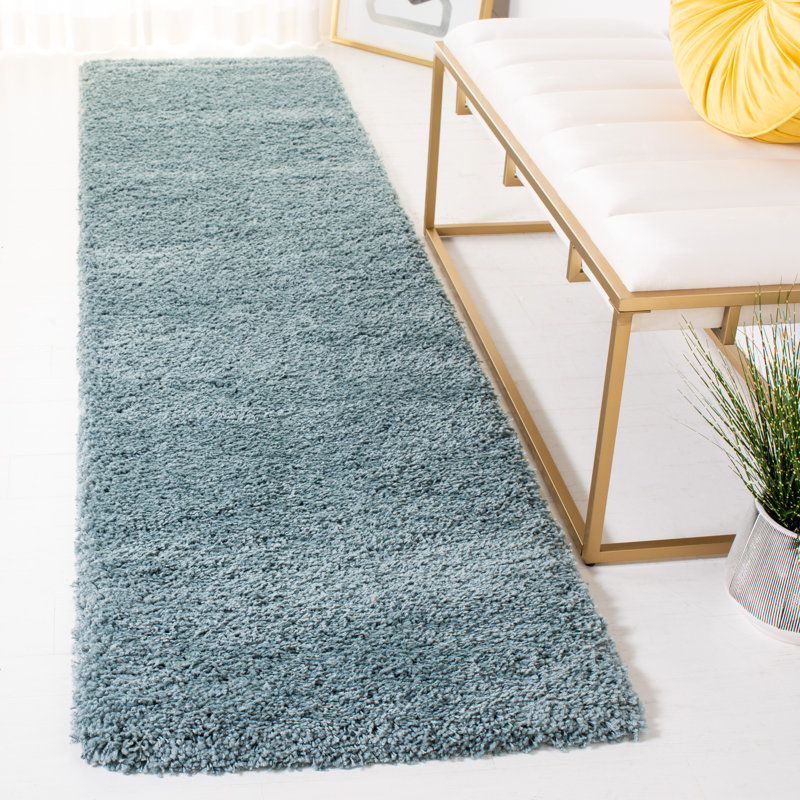 Delane Area Rug, Runner 2'3" x 7', Light Blue