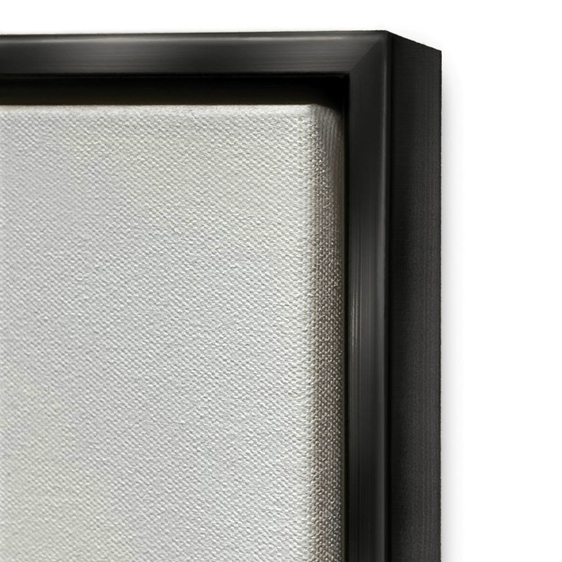 Impression sur toile par Washington, Cadre flottant noir de jais, H 17 po x l 21 po x P 1,7 po