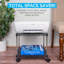 34.3cm H x 38.1cm W Printer Stand with Wheels