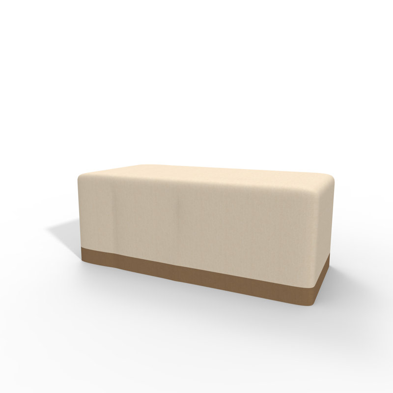 Perry Outdoor Cover, 33.1" H x 88.2" W x 32.1" D, Beige