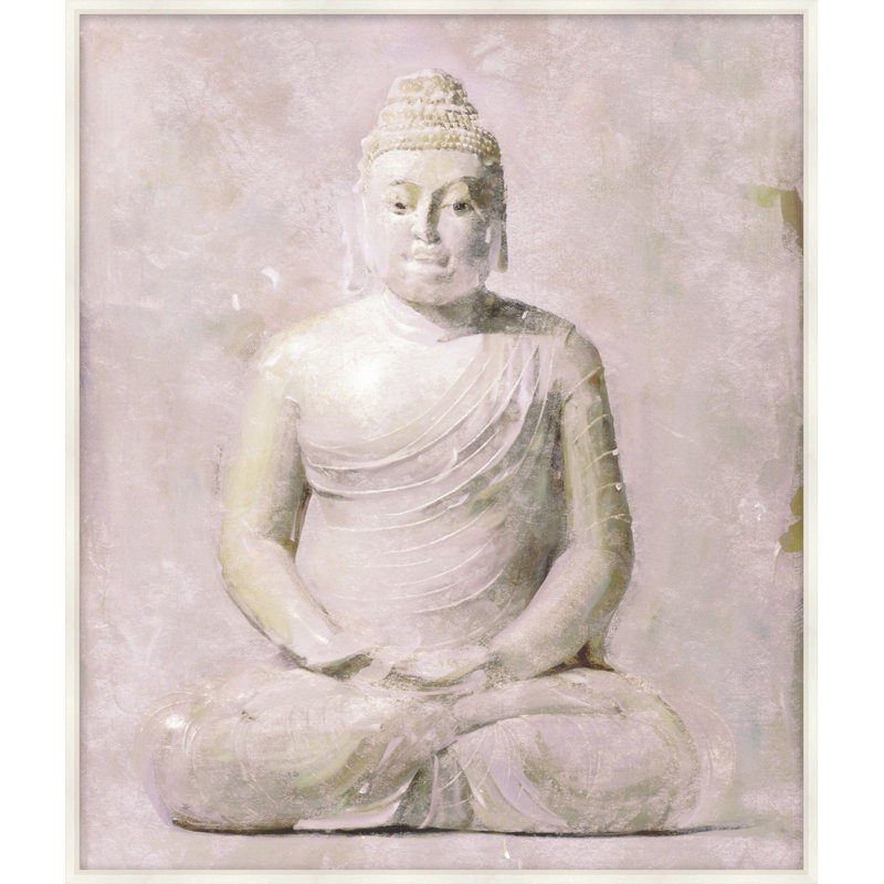 Meditate 1 Framed Print Canvas, 57.16" H x 48.16" W