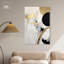 «In Orbit Canvas», art élégant blanc et or par Art Remedy-105315968-105315955