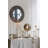 S/3 Gold Aluminum Taper Candle Holders With Round White Marble Accents L:D4x18" M:D4x14.5" S:D4x11.5"