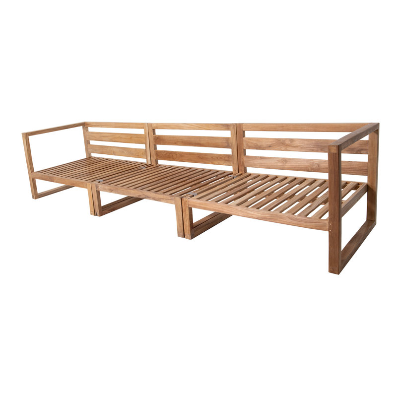Venice Outdoor 3 - Seat Patio Sofa, Forest Green
