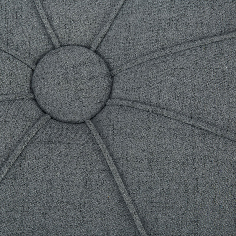 Grand repose-pieds de 48 po en tissu de polyester de style moderne pour salon （SEULEMENT OTTOMAN)