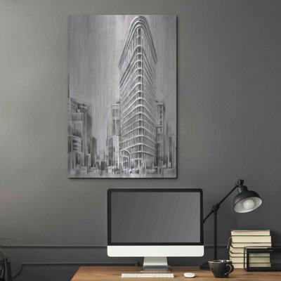 «Art Deco Cityscape II» par Ethan Harper - reproduction non encadrée