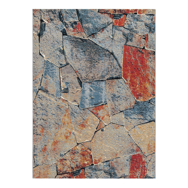 Keazia Indoor/Outdoor Area Rug, Rectangle 5'1" x 7'1"