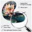 Orange Lotus Floral Dreams I - horloge en forme de lotus-105566687