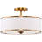 Razik Fabric Semi Flush Mount