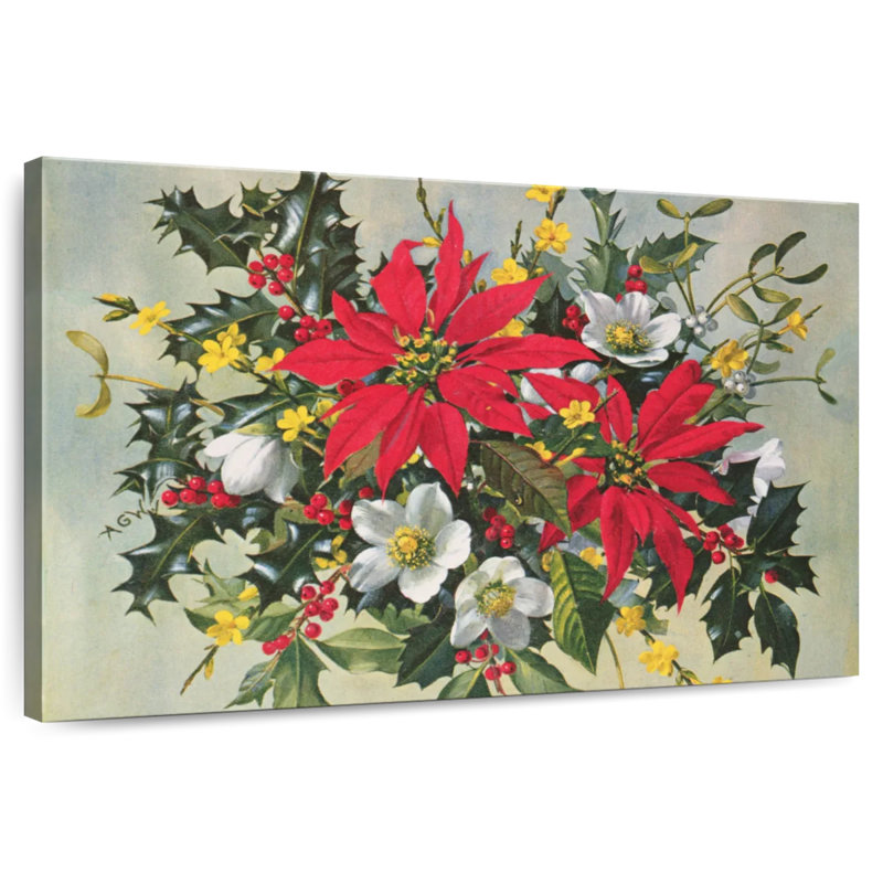 Fleurs de Noël Harnek, H 20 po x l 30 po