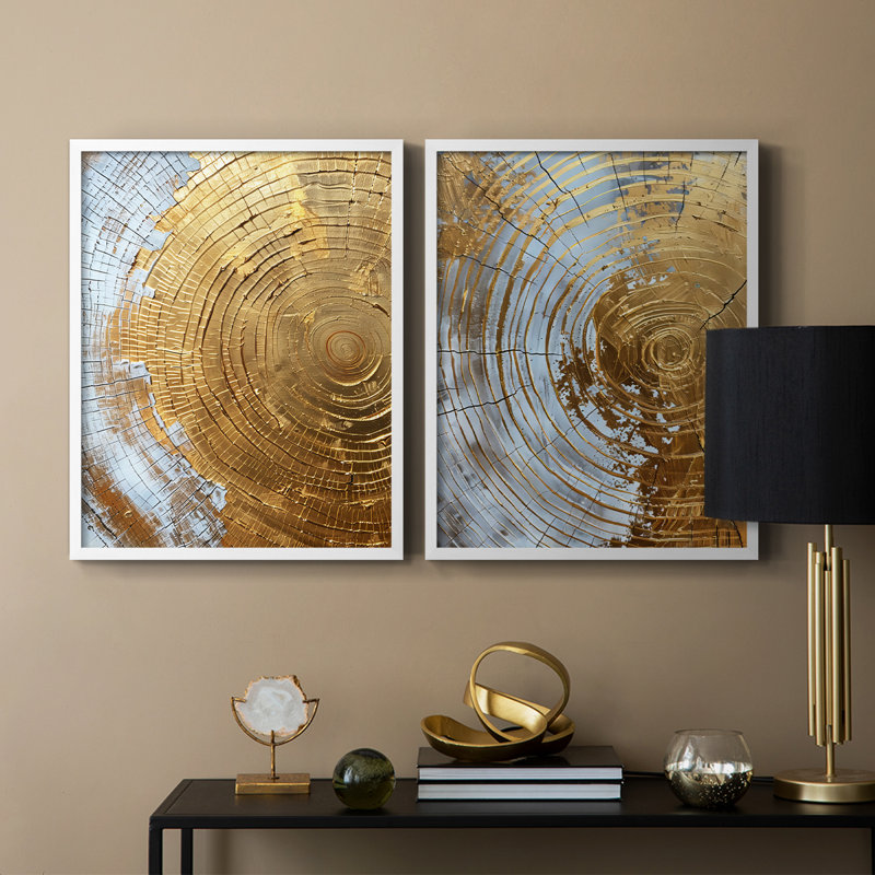 Série ABSTRACT Cxxxix - reproduction encadrée de qualité supérieure - prête à être accrochée - aucun clou requis - aucun clou requis