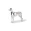 Statue de chien fou