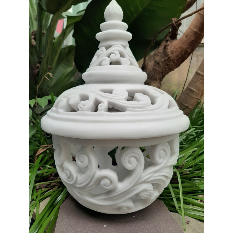Mordern Lantern Granite, White