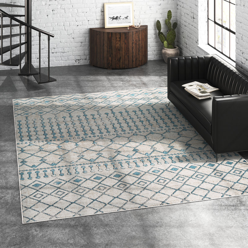 Newman Washable Moroccan Indoor Rug, Rectangle 9'3" x 12'