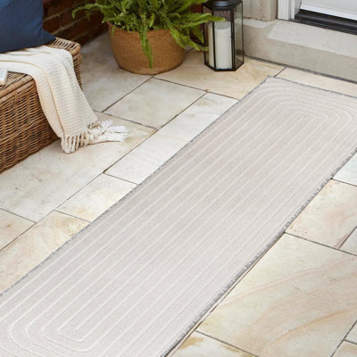 Tapis ivoire intérieur / extérieur Amzi