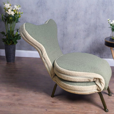 Upholstered Teddy Convertible Chair