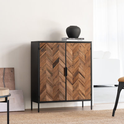 2 - Door Rectangle Accent Cabinet