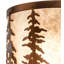 Applique murale en acier Tall Pines-98202154